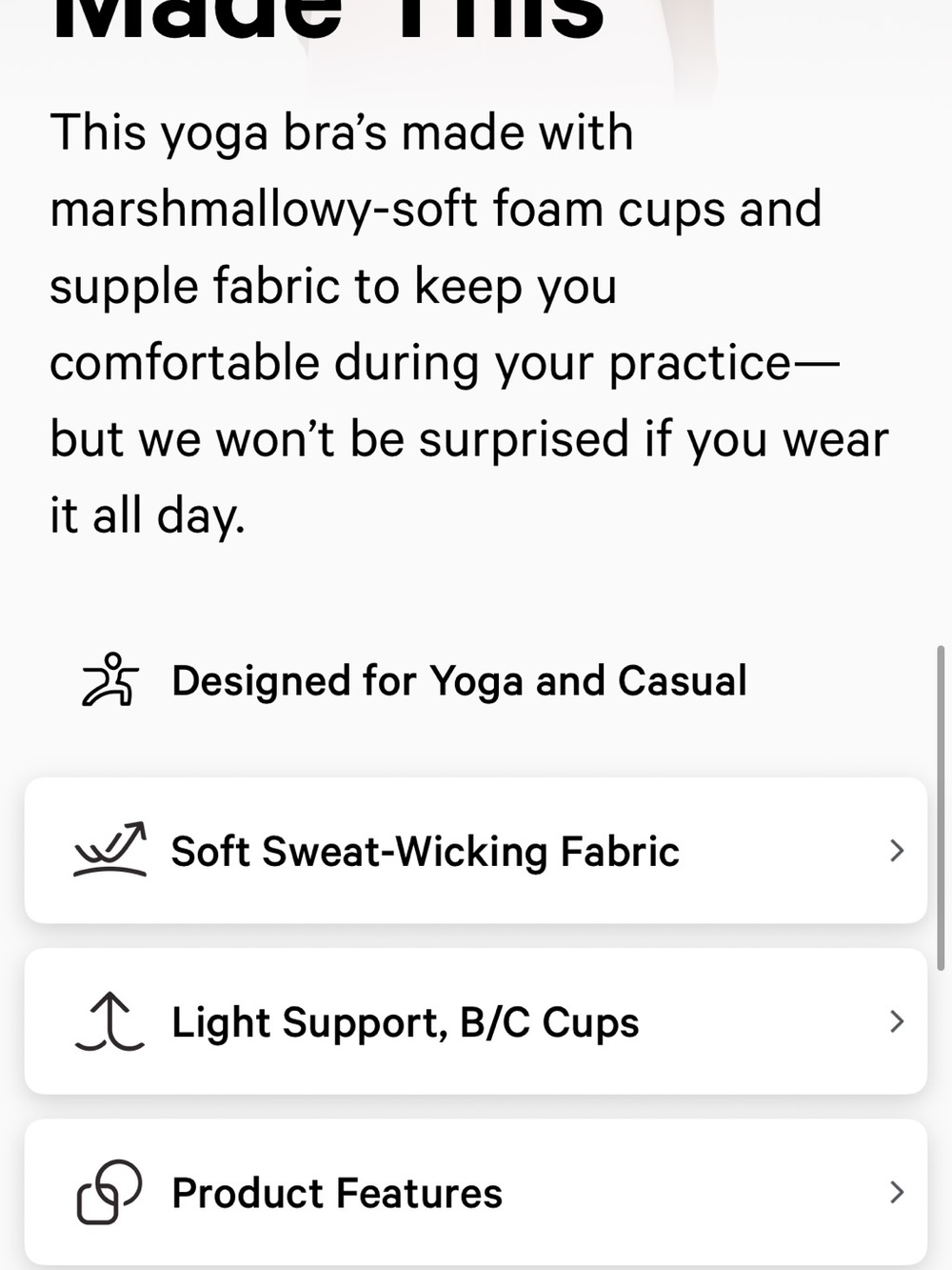Lululemon Like a Cloud - light pink sports bra 💕 - Picture 7 of 7